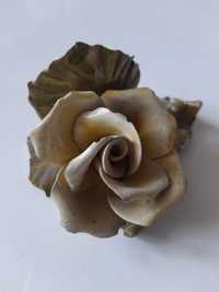 ceramiczna róża do wizytowek Ręczne wykonanie