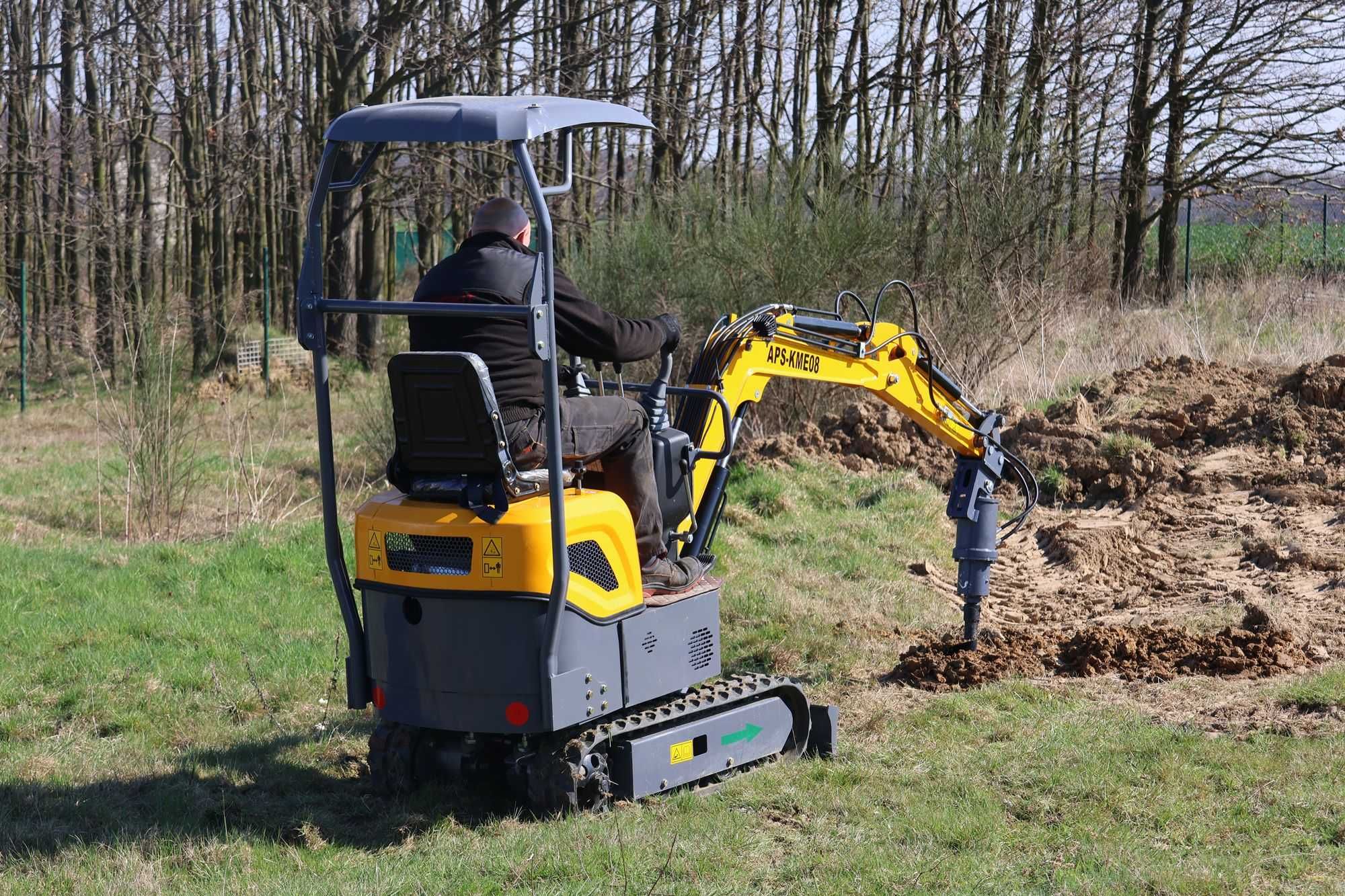 Wiertnica hydrauliczna do ziemi do minikoparki wiertło 200mm