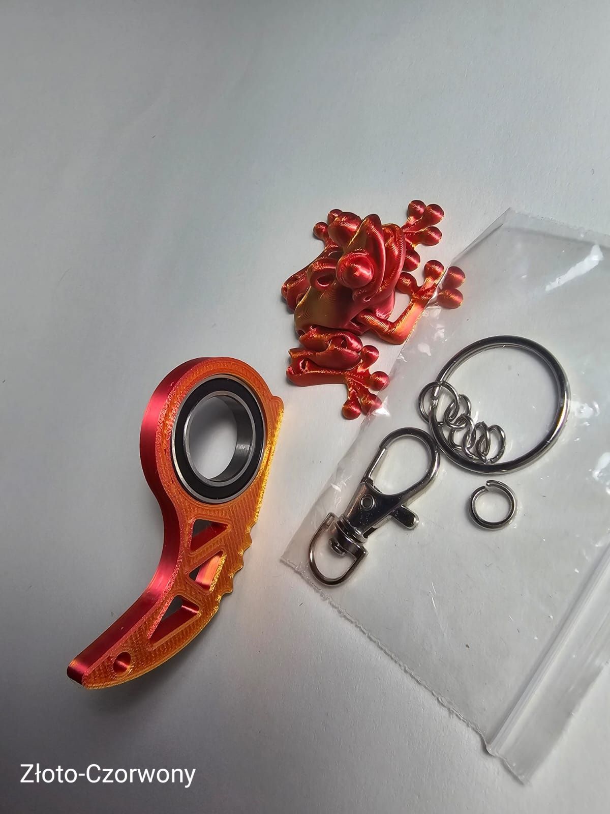 Zestaw: Keyrambit + Mini Żabka + Kółeczko | Wydruk 3D PLA