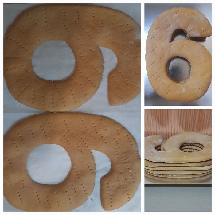 Коржі на медовик, спартак, наполеон, цифра бисквіт, домашня випічка, г