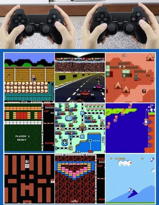 Игровая приставка консоль Game stick ретро игры (Sega, ps 1, dendy)
