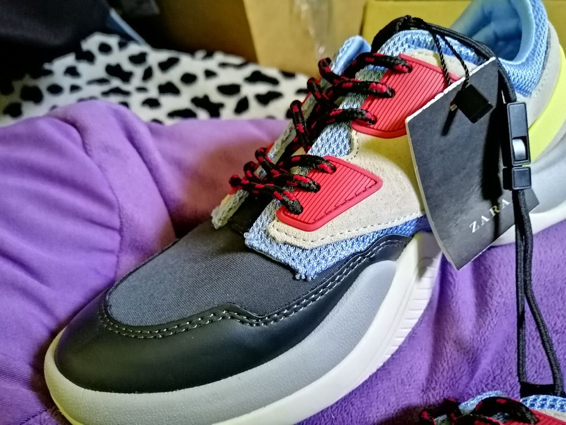 ZARA buty sneakersy adidasy półbuty sportowe na platformie NOWE zMetką