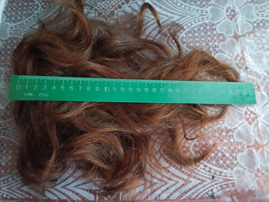 Шиньон из натуральных волос