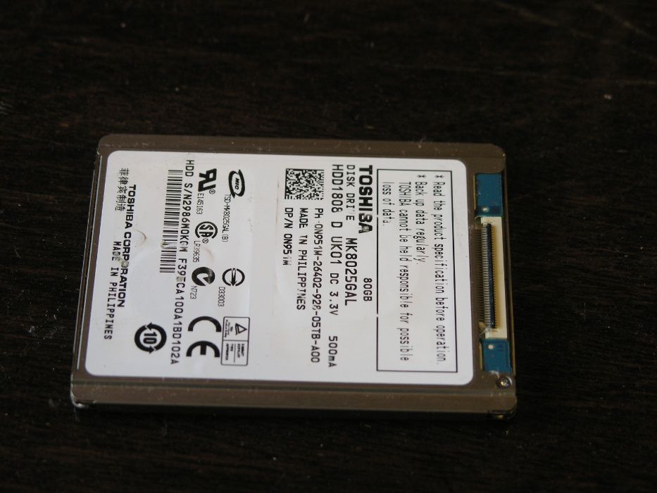 1.8" дюйма жесткий диск HDD SSD ZIF microSATA