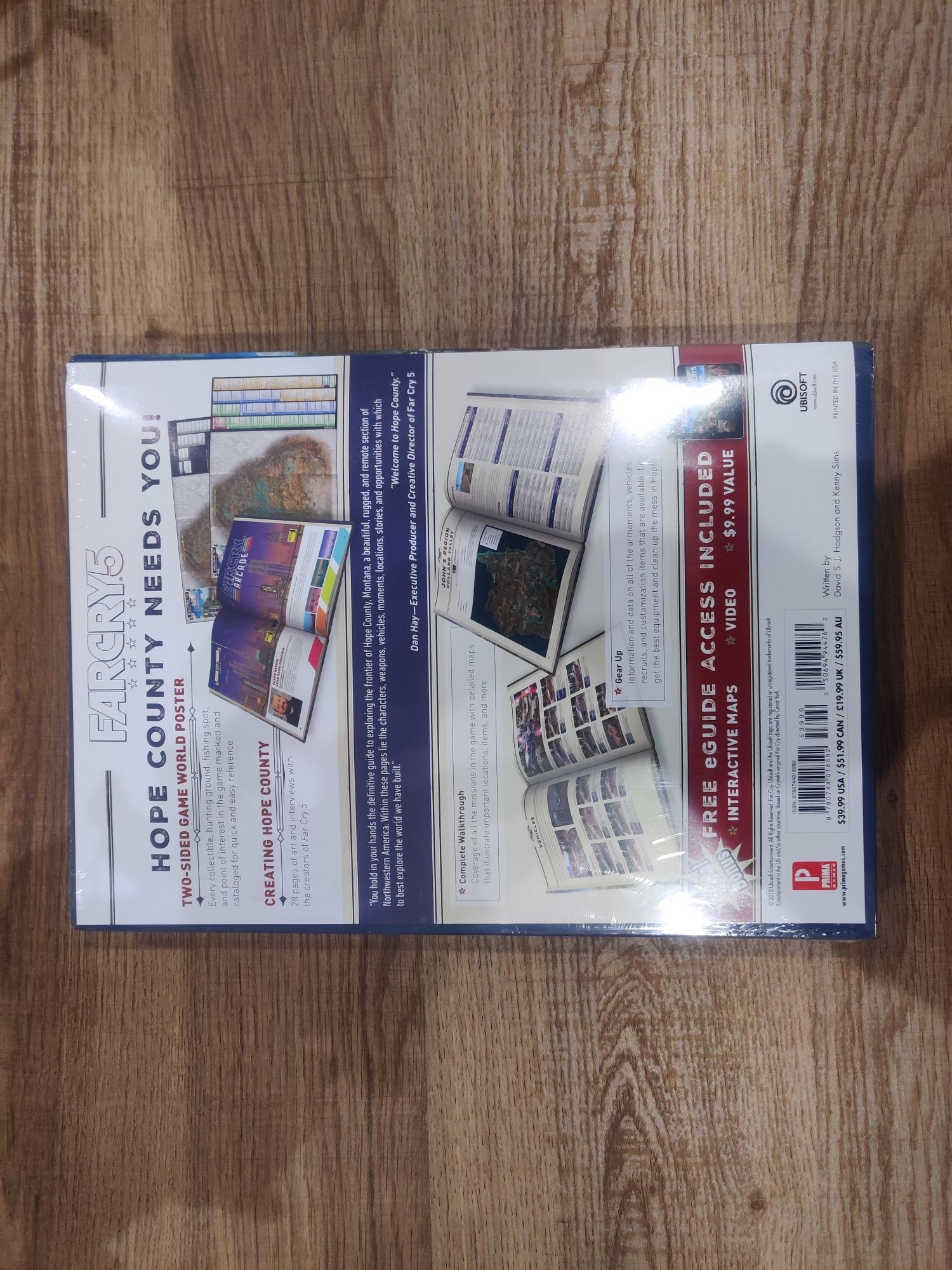 Far Cry 5 Collector's Edition Guide selado