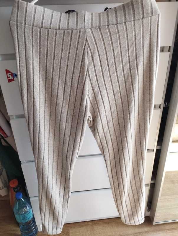 Spodnie beżowe damskie Shein