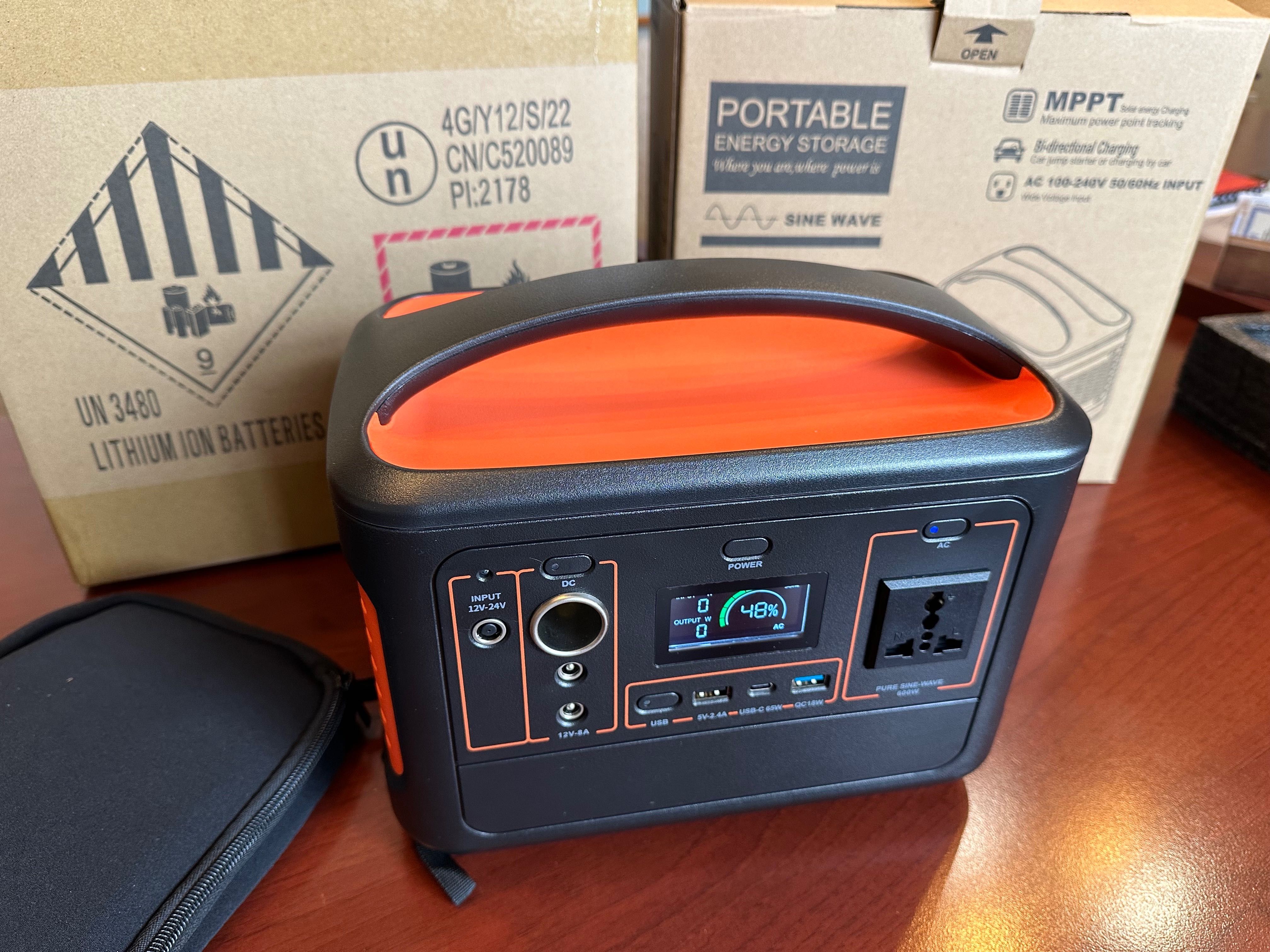 Зарядная станция 600W 568Wh YW500 Portable Power Station