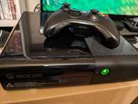 Xbox 360 Slim + 5 jogos