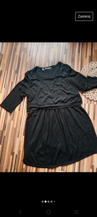 Ciepła sukienka /dłuższa tunika do karmienia r.44/46