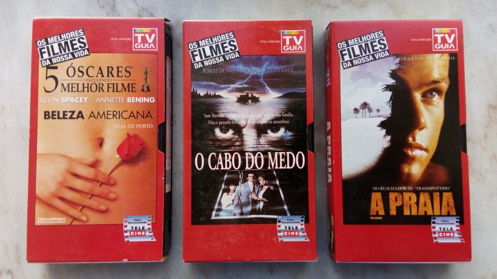 Filmes em VHS da coleção TV Guia - Os melhores filmes da nossa vida