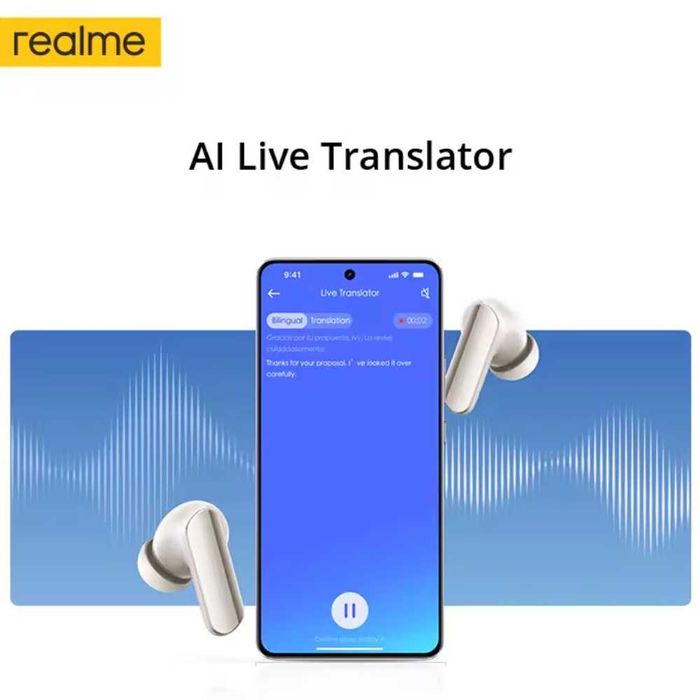 Навушники Realme Buds Air7 Pro AI 53dB ANC Dual-dac Driver LHDC 5.0