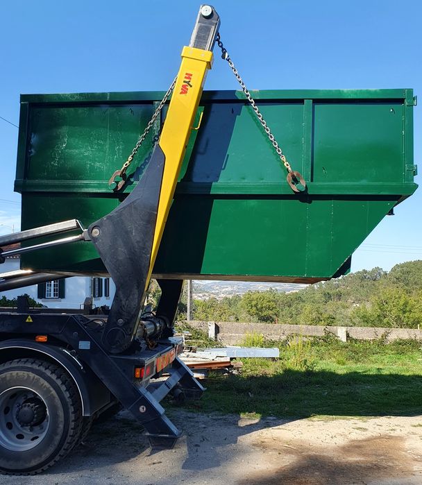 CARRINHAS e CONTENTORES p/recolha de entulho de obra e lixo misturado