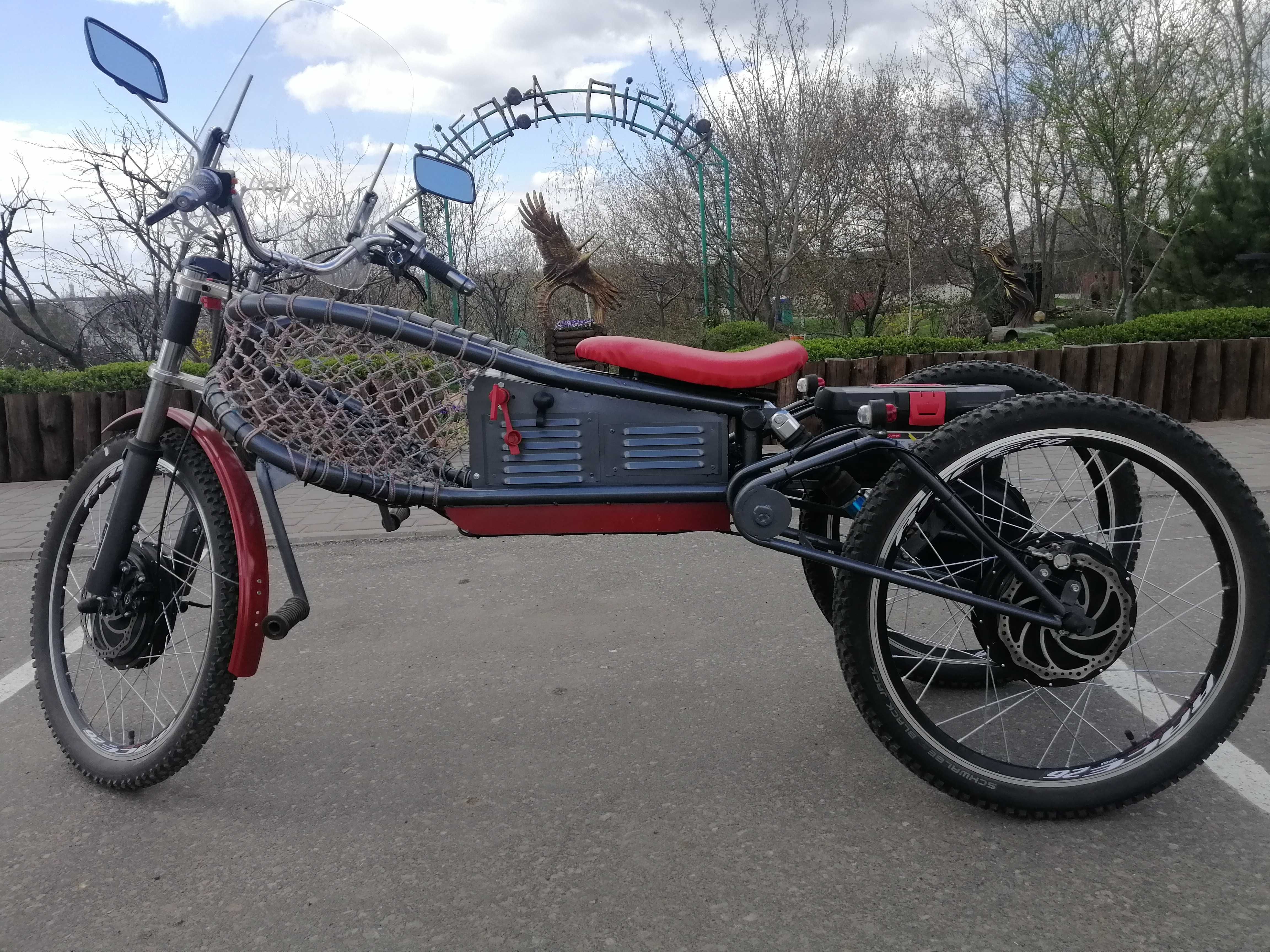 Мощный полноприводный  єлектро велосипед для отдыха и бизнеса