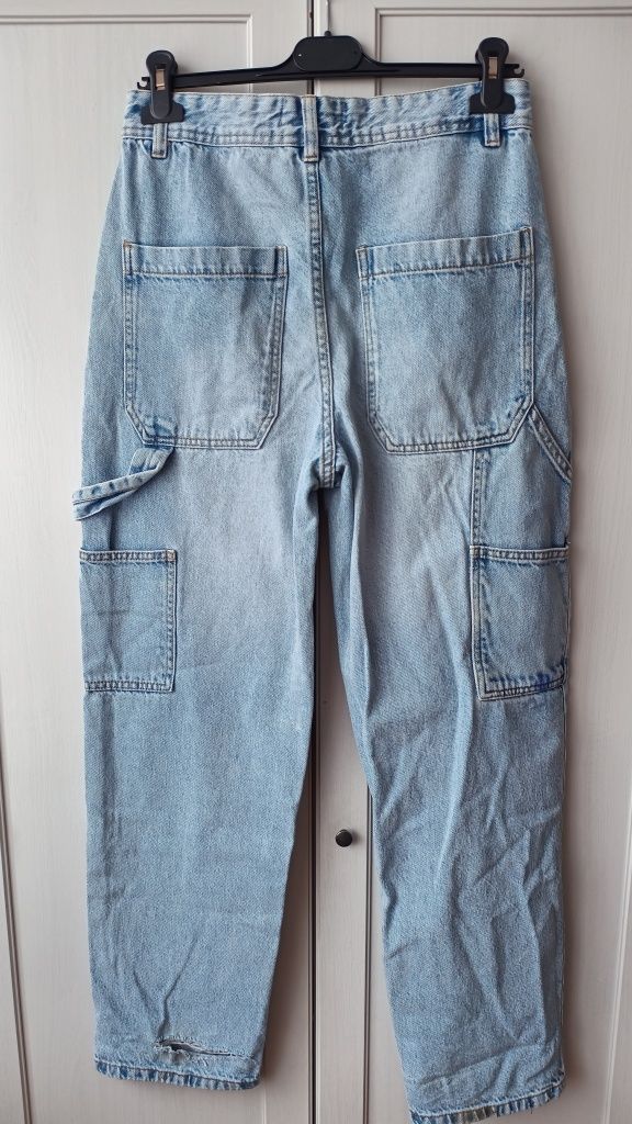 skater baggy jeansy szerokie 28/30