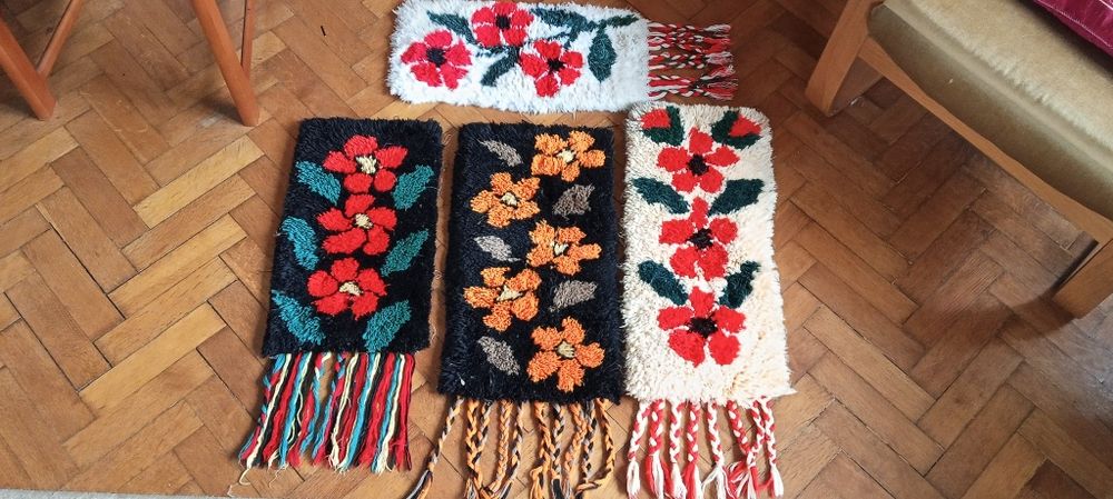 Makatki wełniane prl