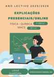 Explicações FQ / MACS . Ensino Básico e Secundário.