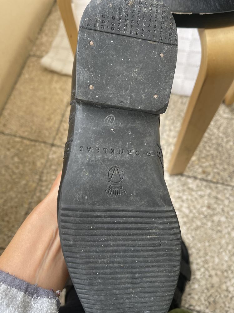 Botas pele preta D’Ornellas 39,5