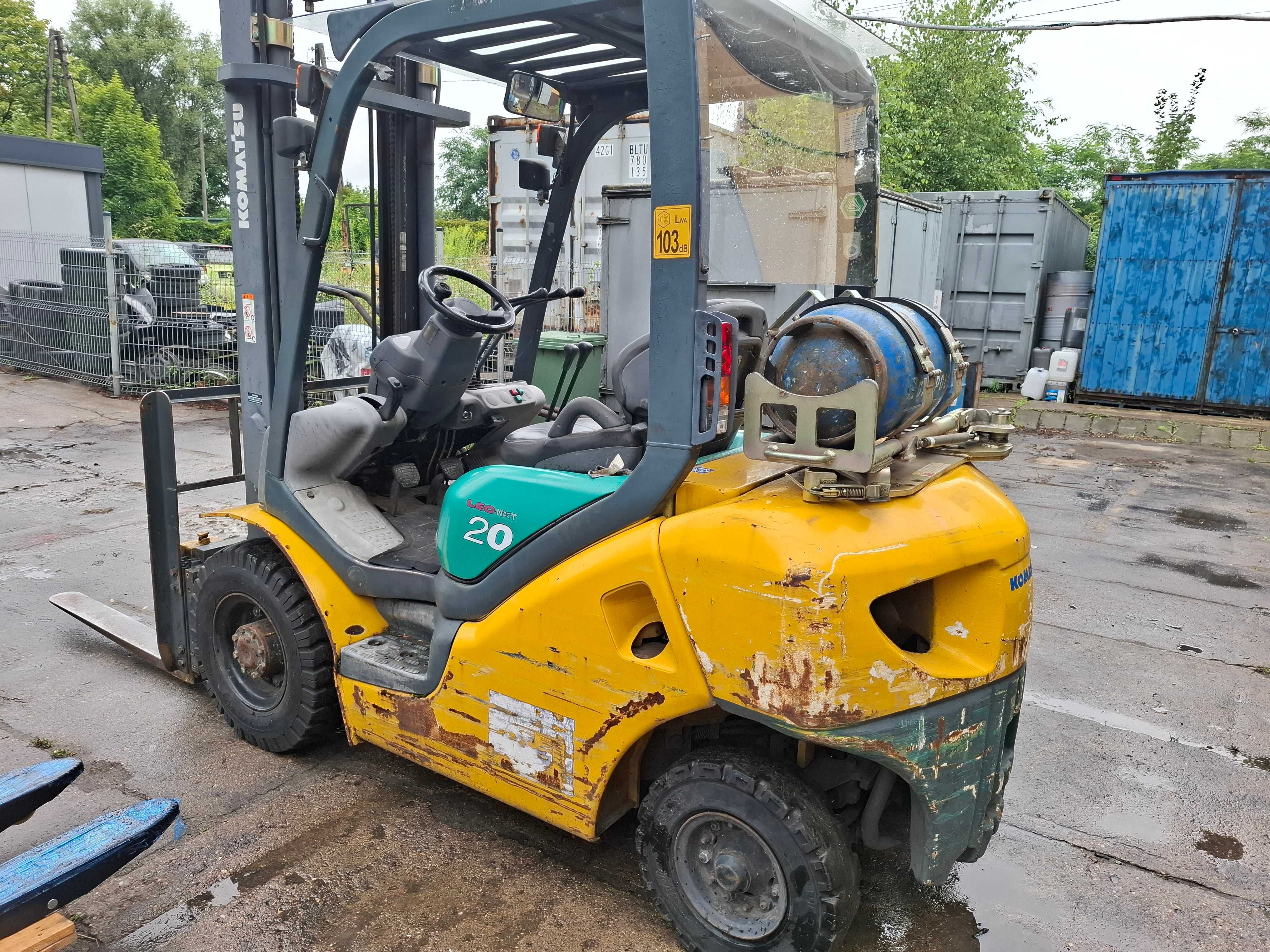 Wózek widłowy używany Komatsu / 2.0t / 2006 / Przebieg 6693