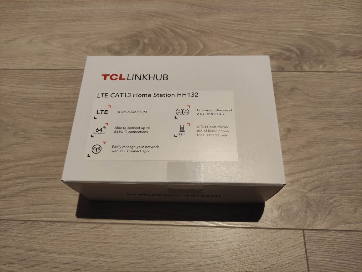 W 100% nowy router bezprzewodowy TCL LINKHUB HH132 4G LTE CAT13