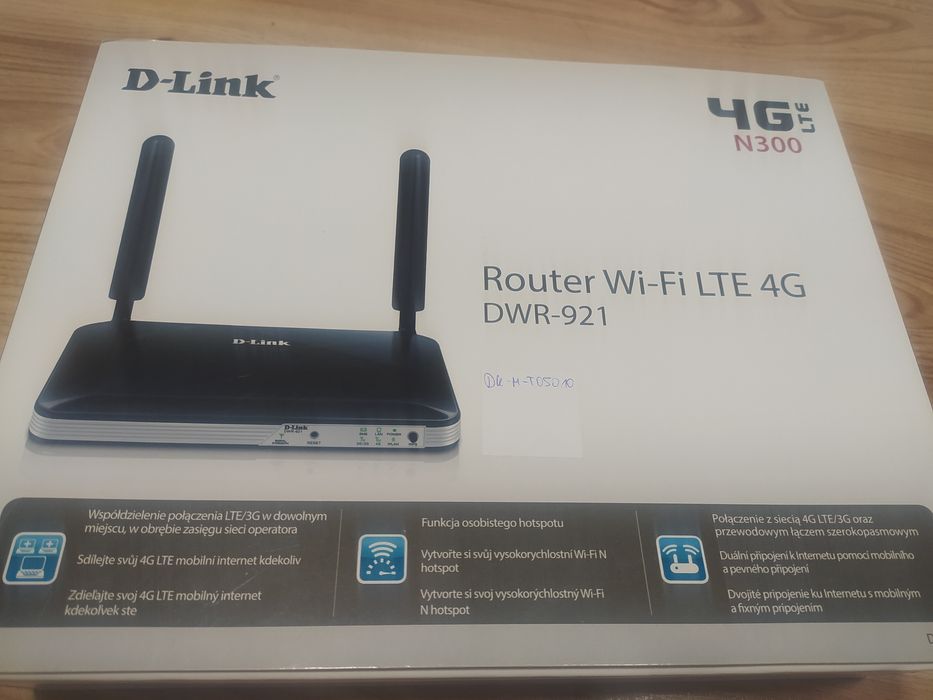 D-Link DWR-921 używany w dobrym stanie, sprawny