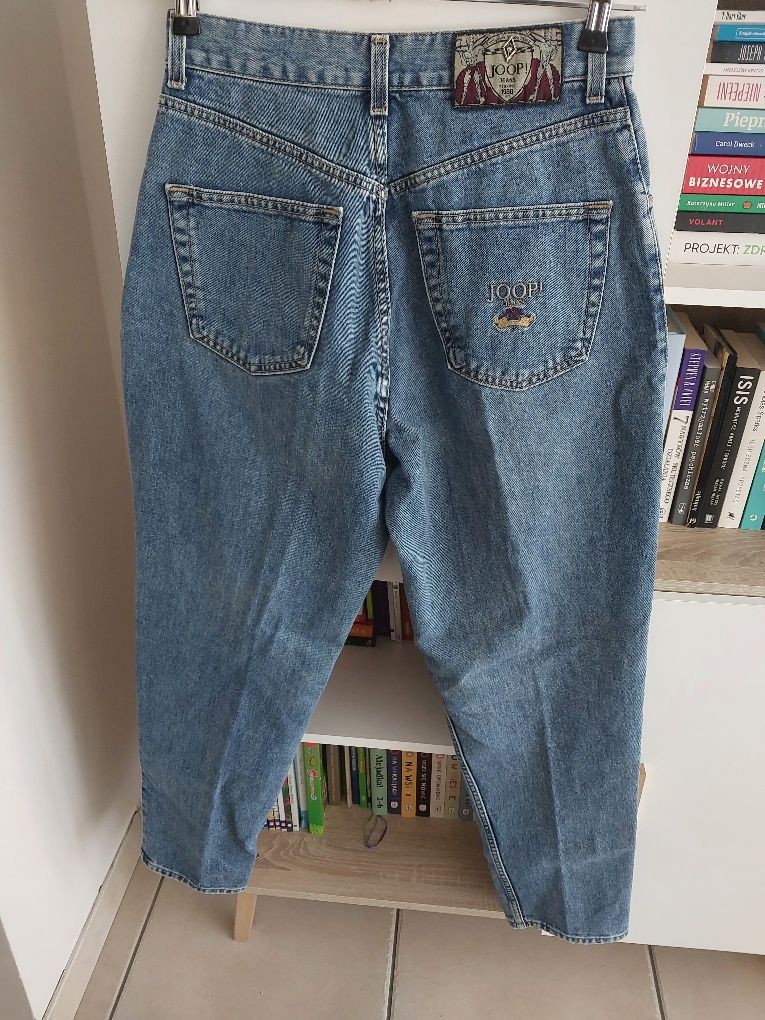 Jeansy z wysokim stanem JOOP! Jeans Mom Fit Jeans Premium Denim L/XL