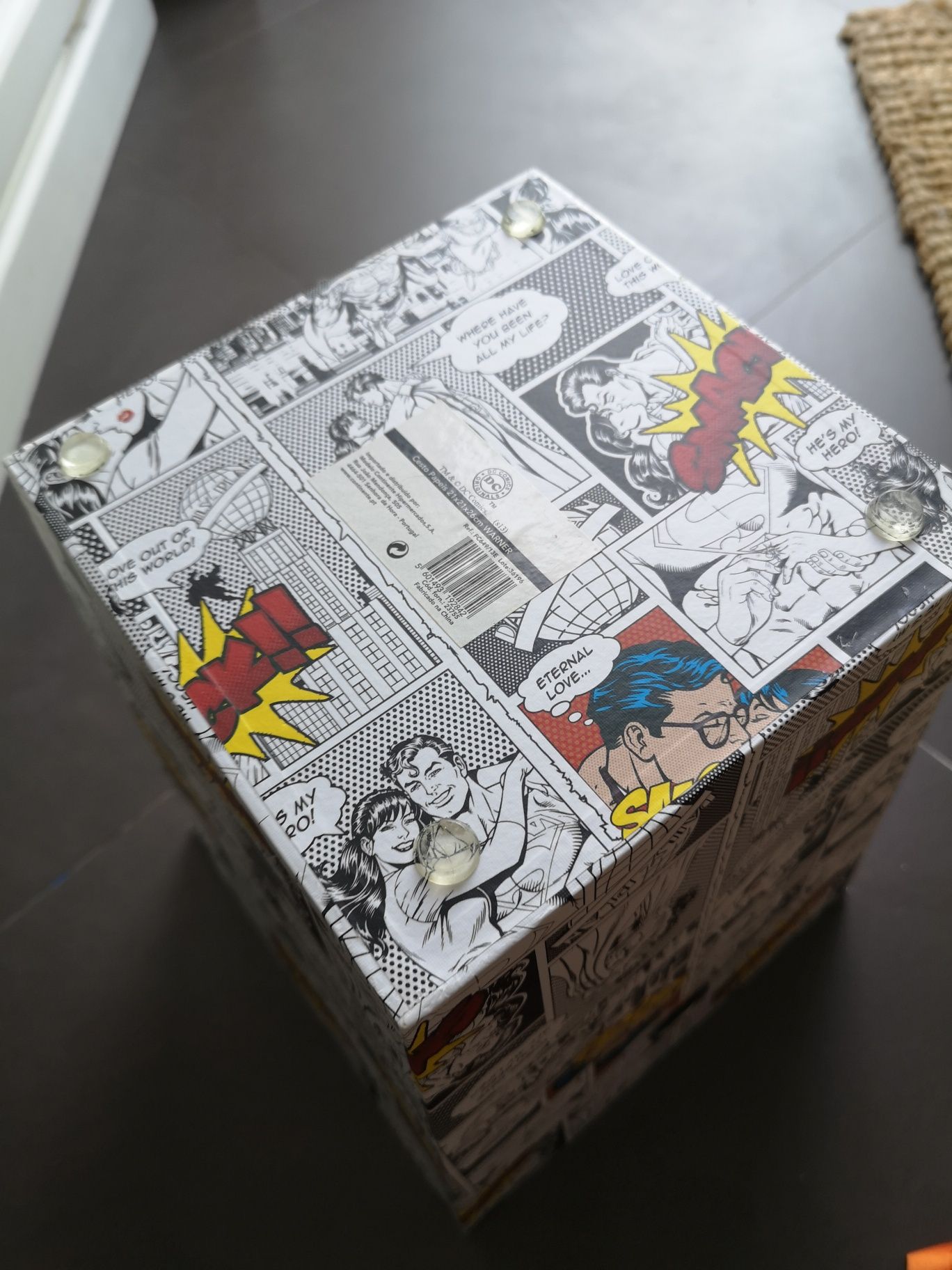 Vendo caixote balde cesto papéis novo DC comics banda desenhada
