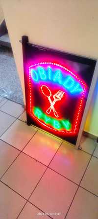 Neon, reklama świetlna do baru, restauracji.