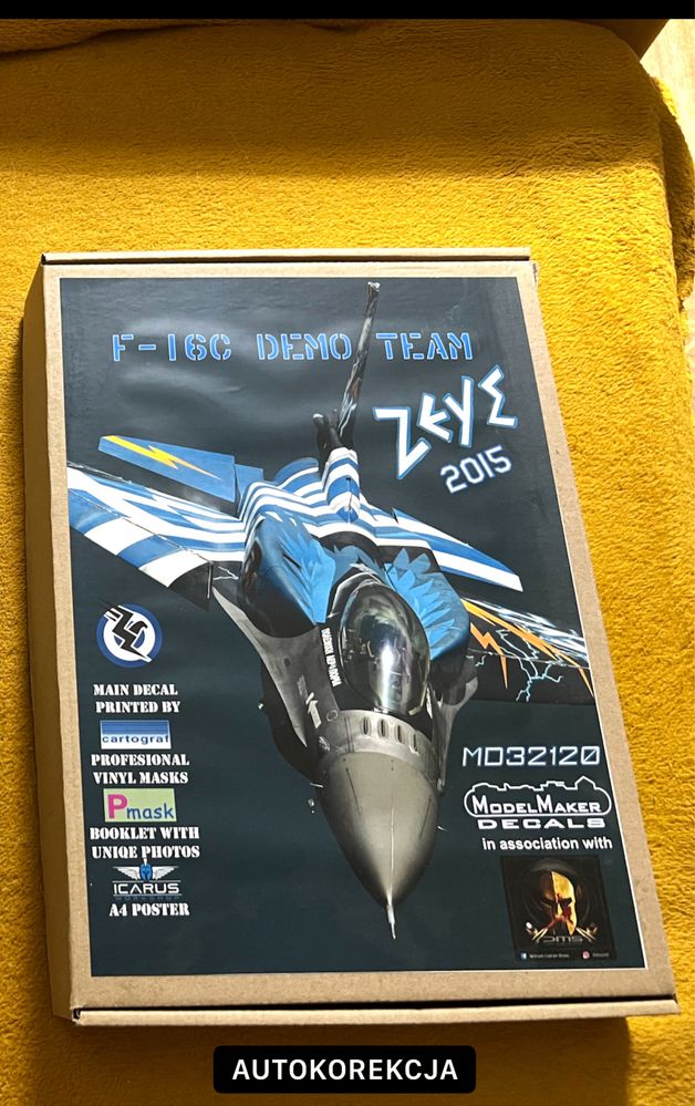 Maker Decals D48120 GREEK F-16C block 52 ZEUS DEMO TEAM