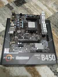 Комплект MSI B450M-A PRO MAX + Ryzen 5 5600 и DDR4 2*8Gb 3200 Mhz.
