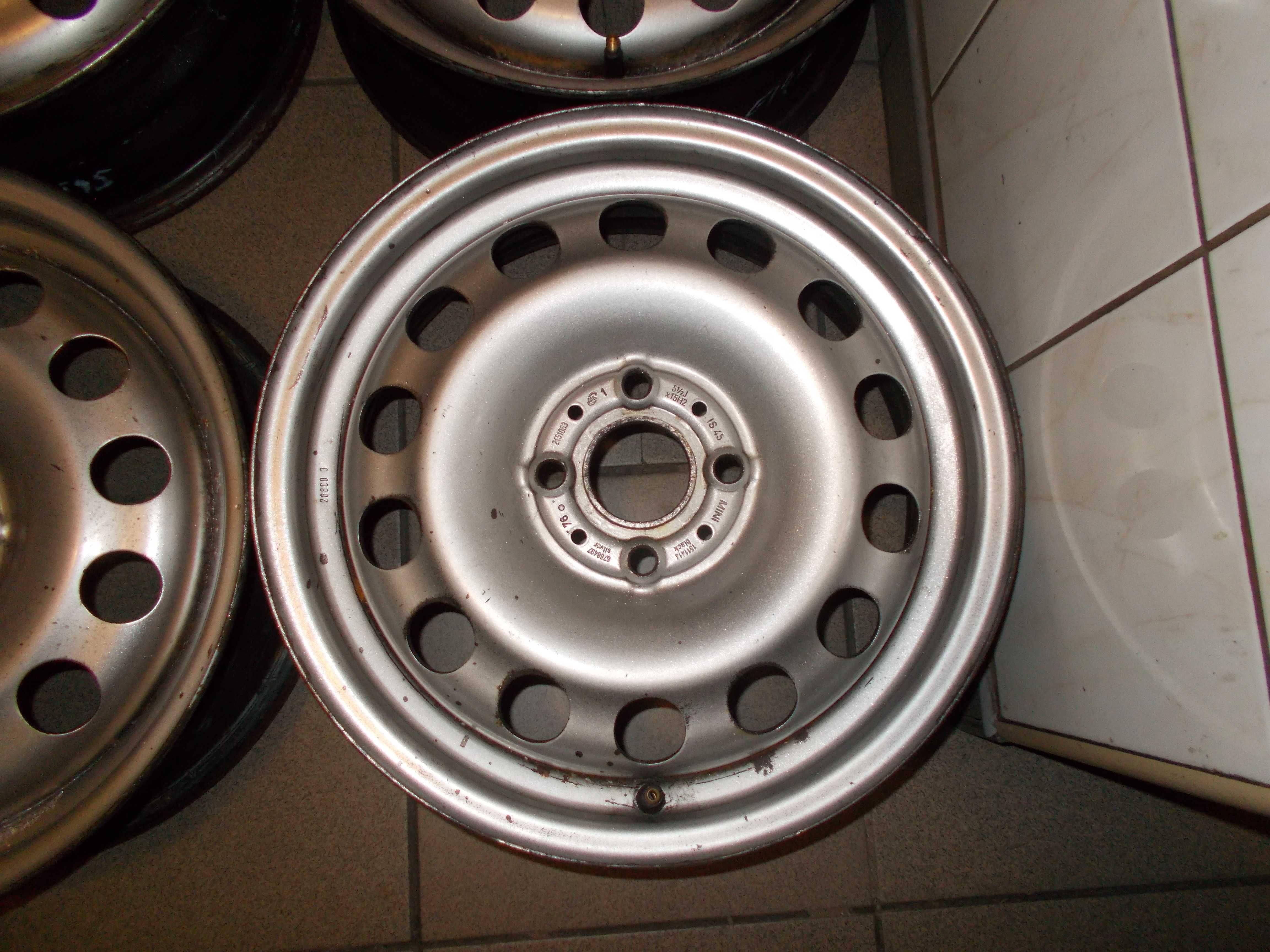 felgi stalowe MINI ONE COOPER CLUBMAN HONDA JAZZ 5,5Jx15H2 4x100 ET45