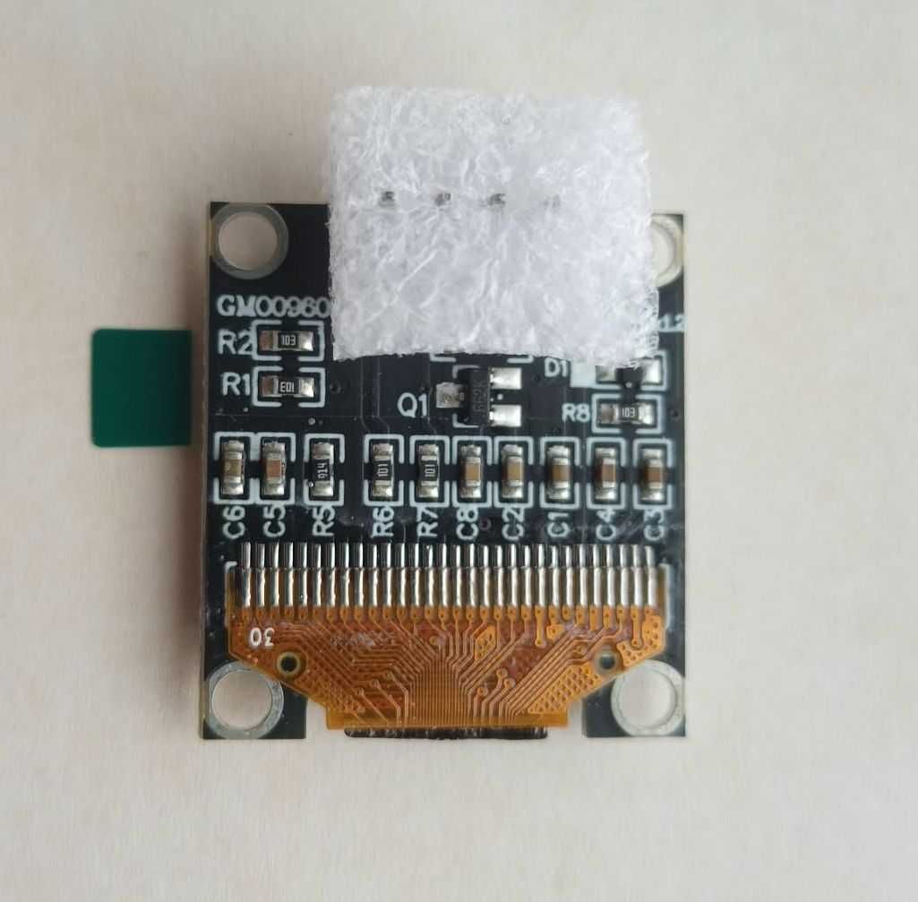 Arduino STM32 дисплей OLED 0.96" монохромный 128 х 64 I2C шина SSD1306