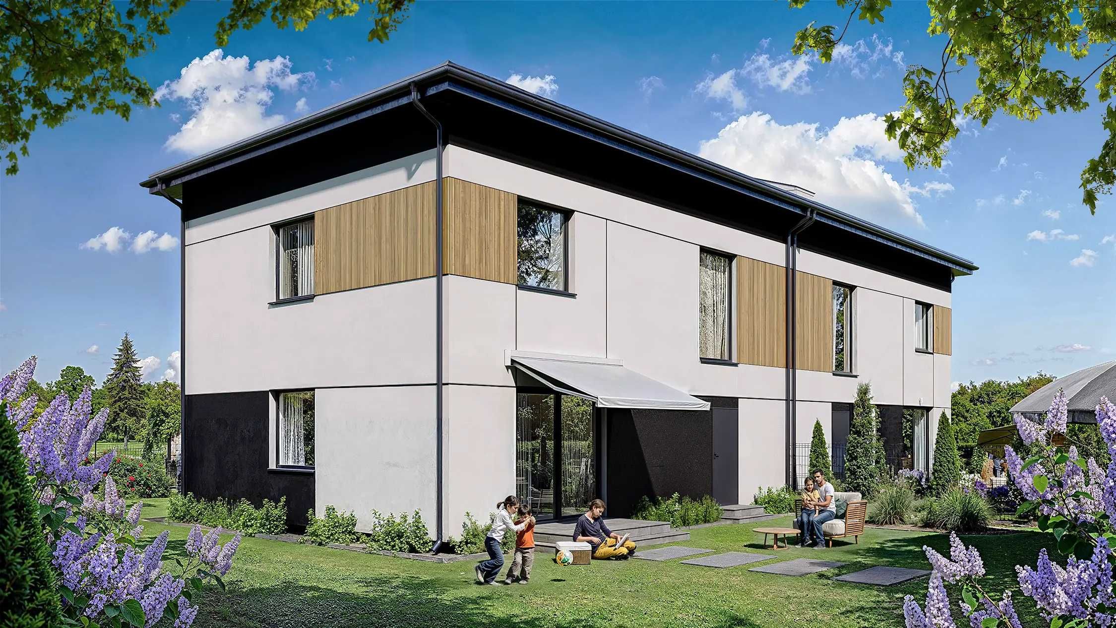 Dom 130m2 pod Warszawą na działce 600m - Wiązowna, stan deweloperski