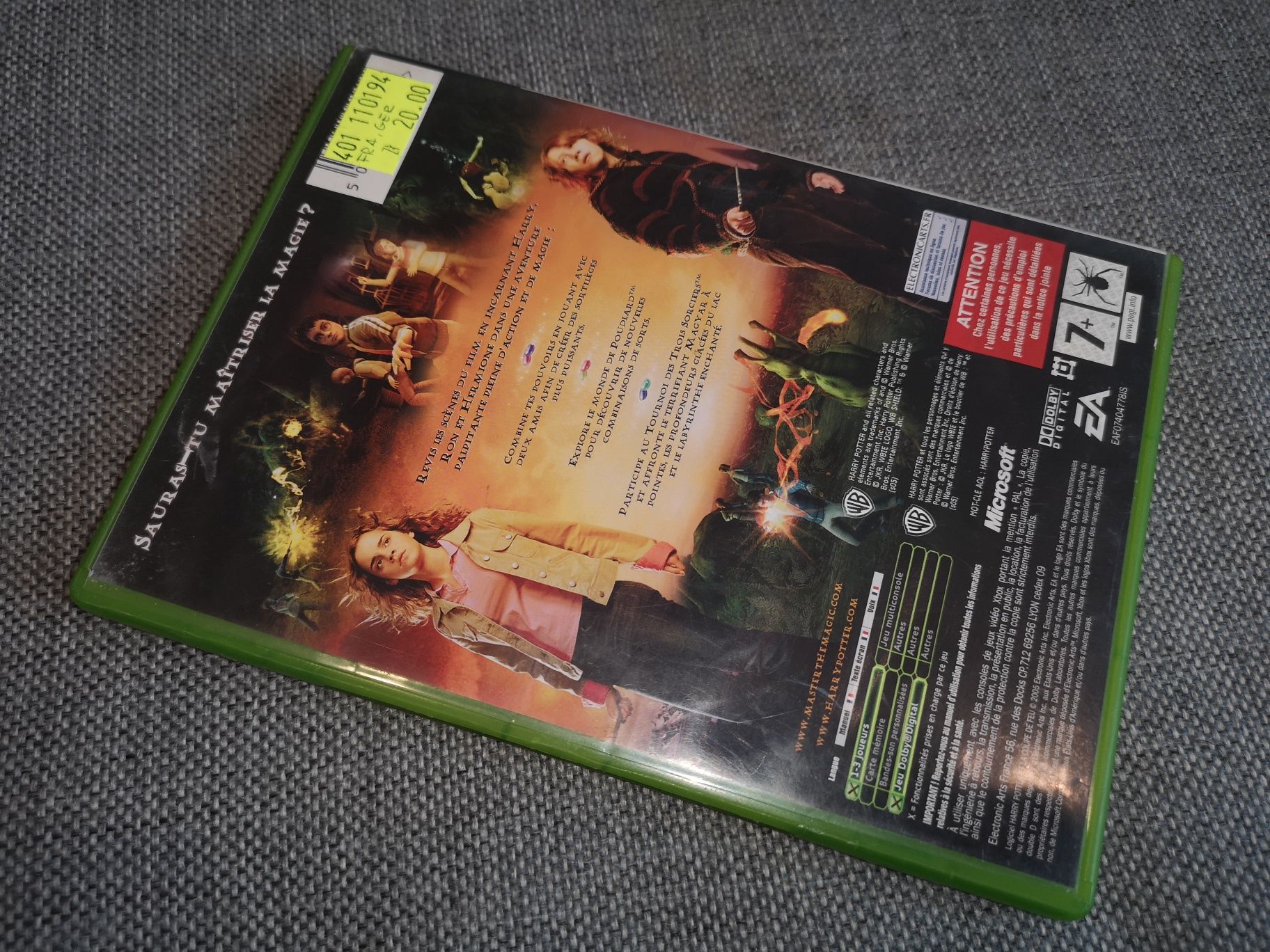 Harry Potter Goblet of Fire XBOX Classic gra FRA GER (stan bdb) sklep