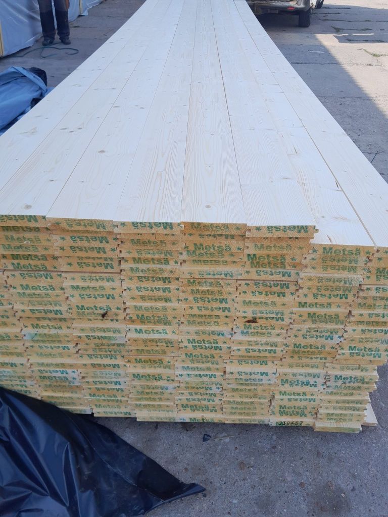 Deska podłogowa świerk 28x121/146 mm 4,5 m 4,8 m 5,4 m (cena promocyjn