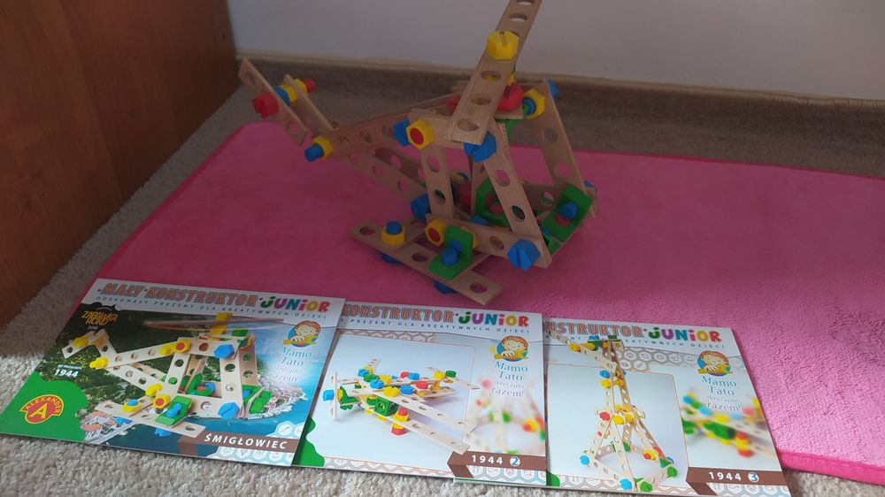 Zestaw mały konstruktor junior 3w1 Montessori