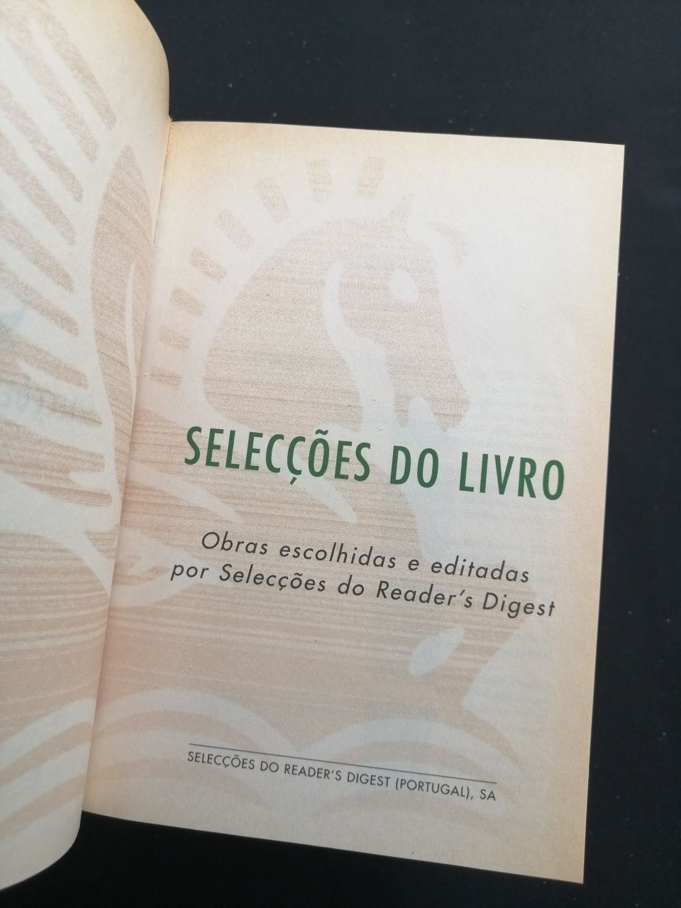 Seleções Do Livro Todos ou Separado