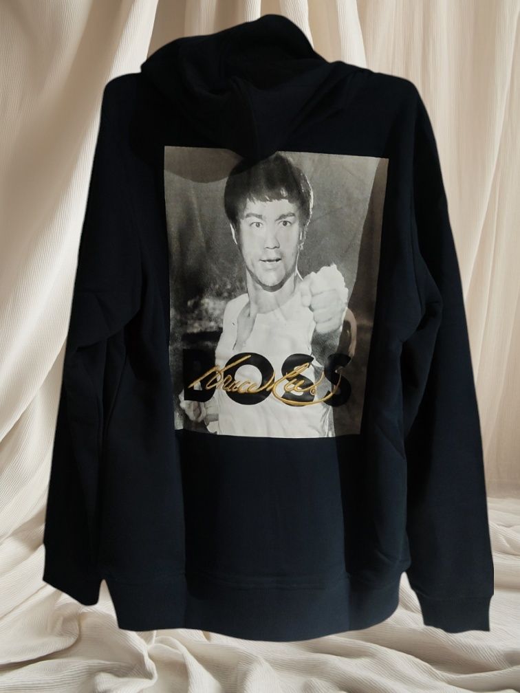 Nowa Oryginalna bluza L męska Bruce Lee Hugo Boss