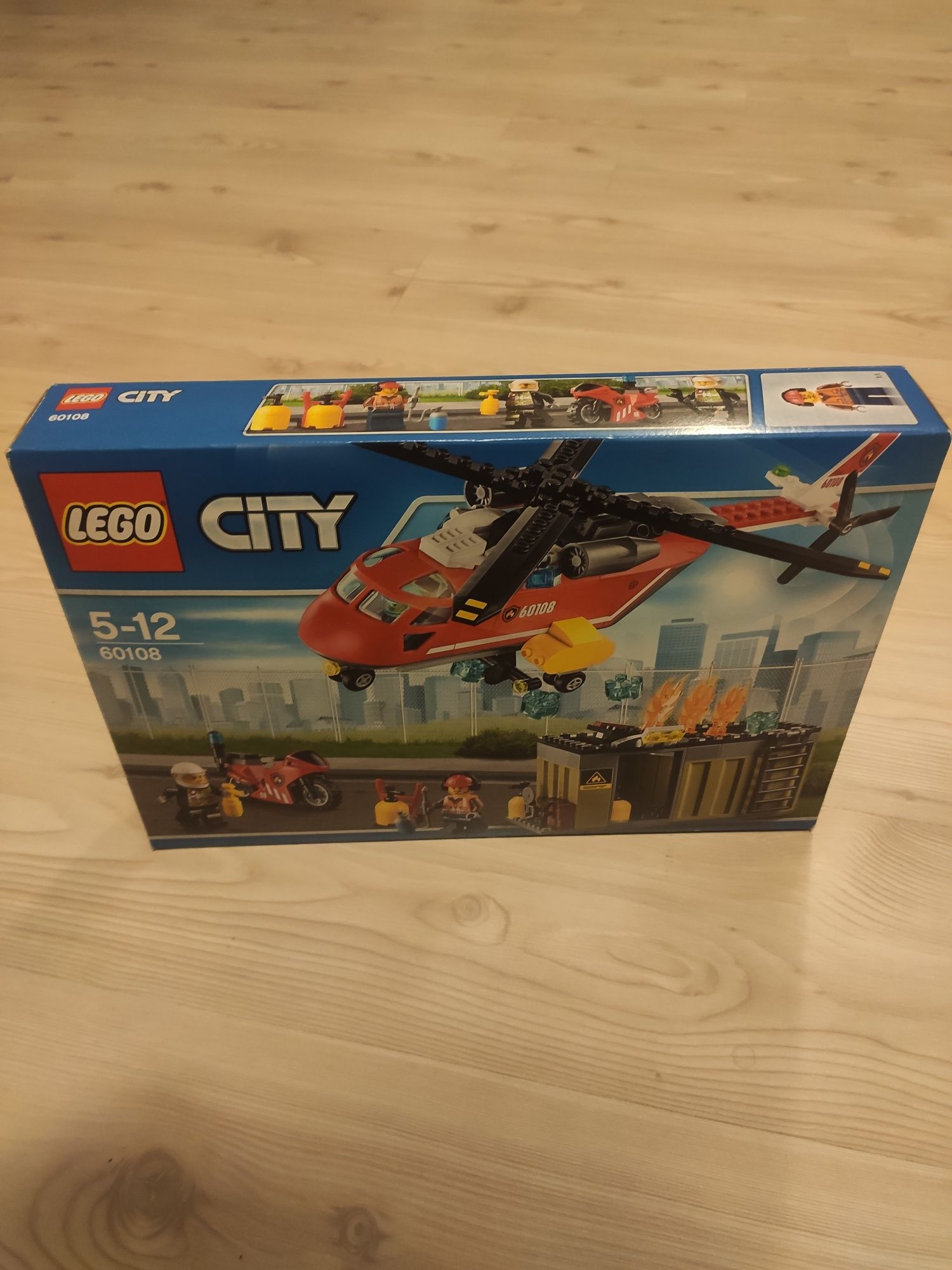LEGO city 60108 helikopter strażacki , straż