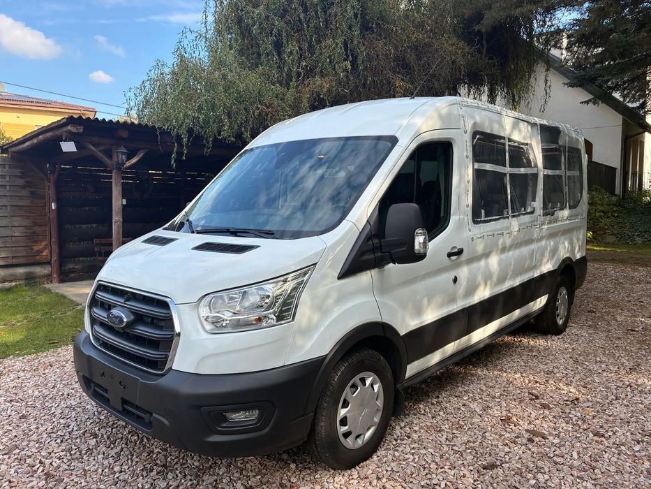 Ford Transit Trend 9-cio osob, przebieg 26tyś.km. L3H2 model 2023  Przebieg 26 tyś.km, Faktura VAT 23%, sprowadzony.
