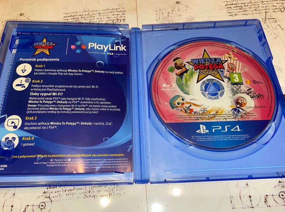 Wiedza To Potęga Dekady Ps4 polska wersja bez rys