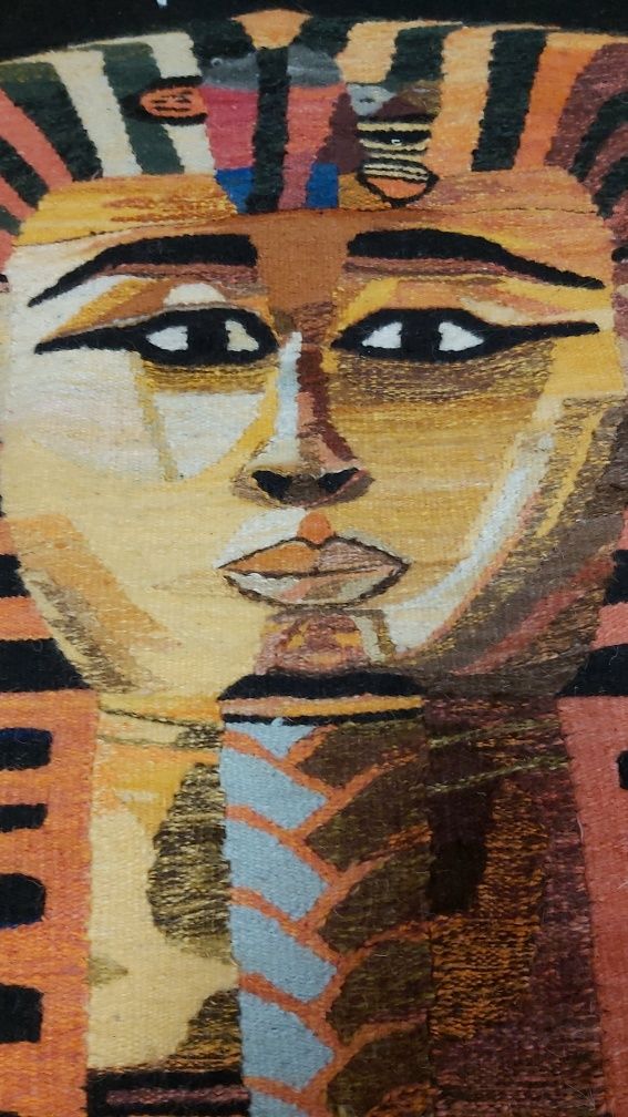 Gobelin wełniany egipski kilim makata  duży