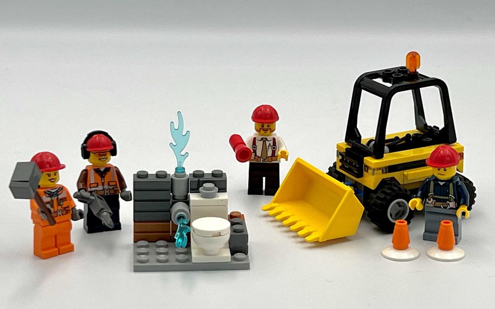 Lego City 60072 Wyburzanie zestaw startowy 4 figurki