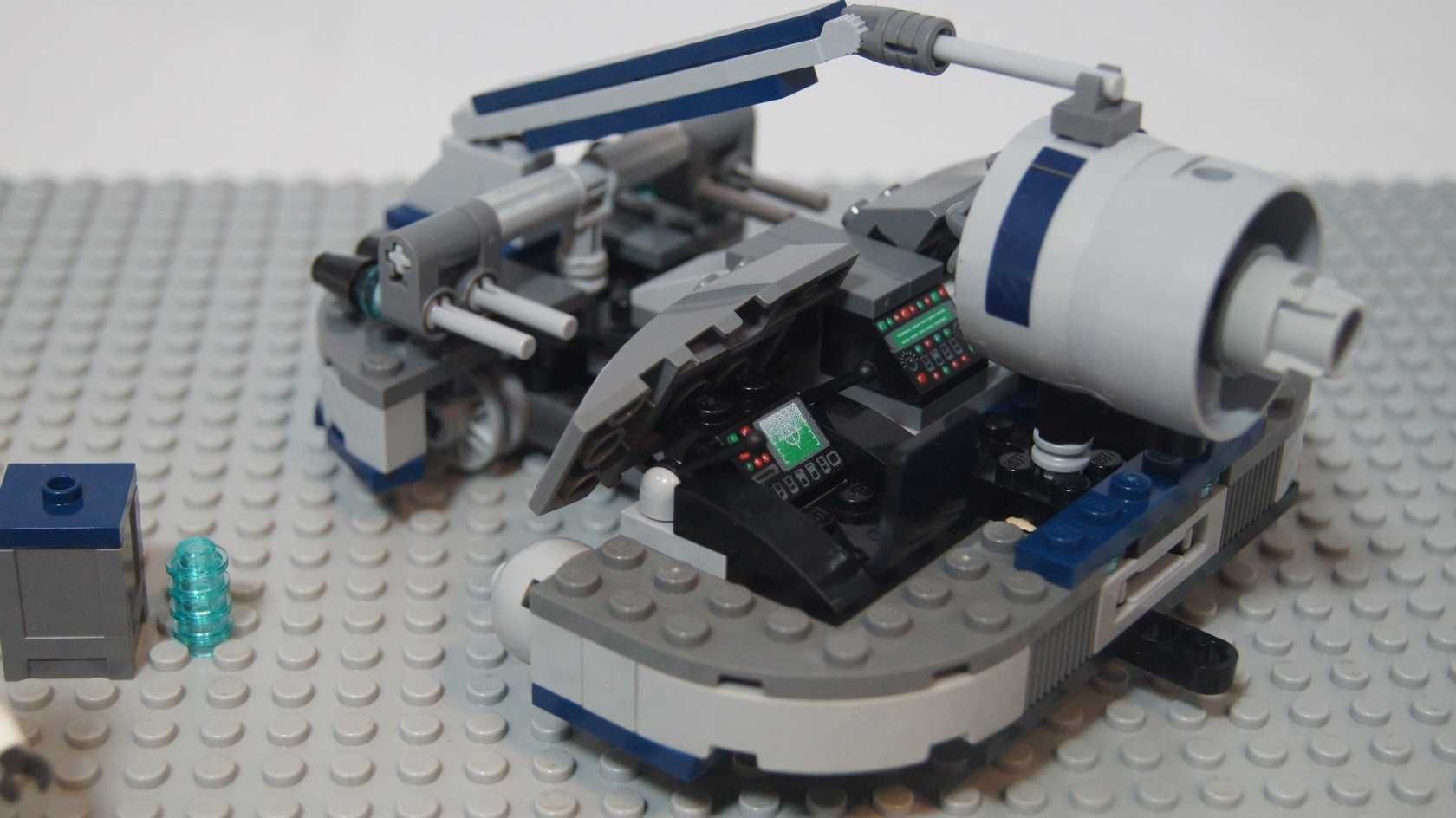 Lego 501 clone Swamp Speeder figurki 501 legion kg działo speeder 8091