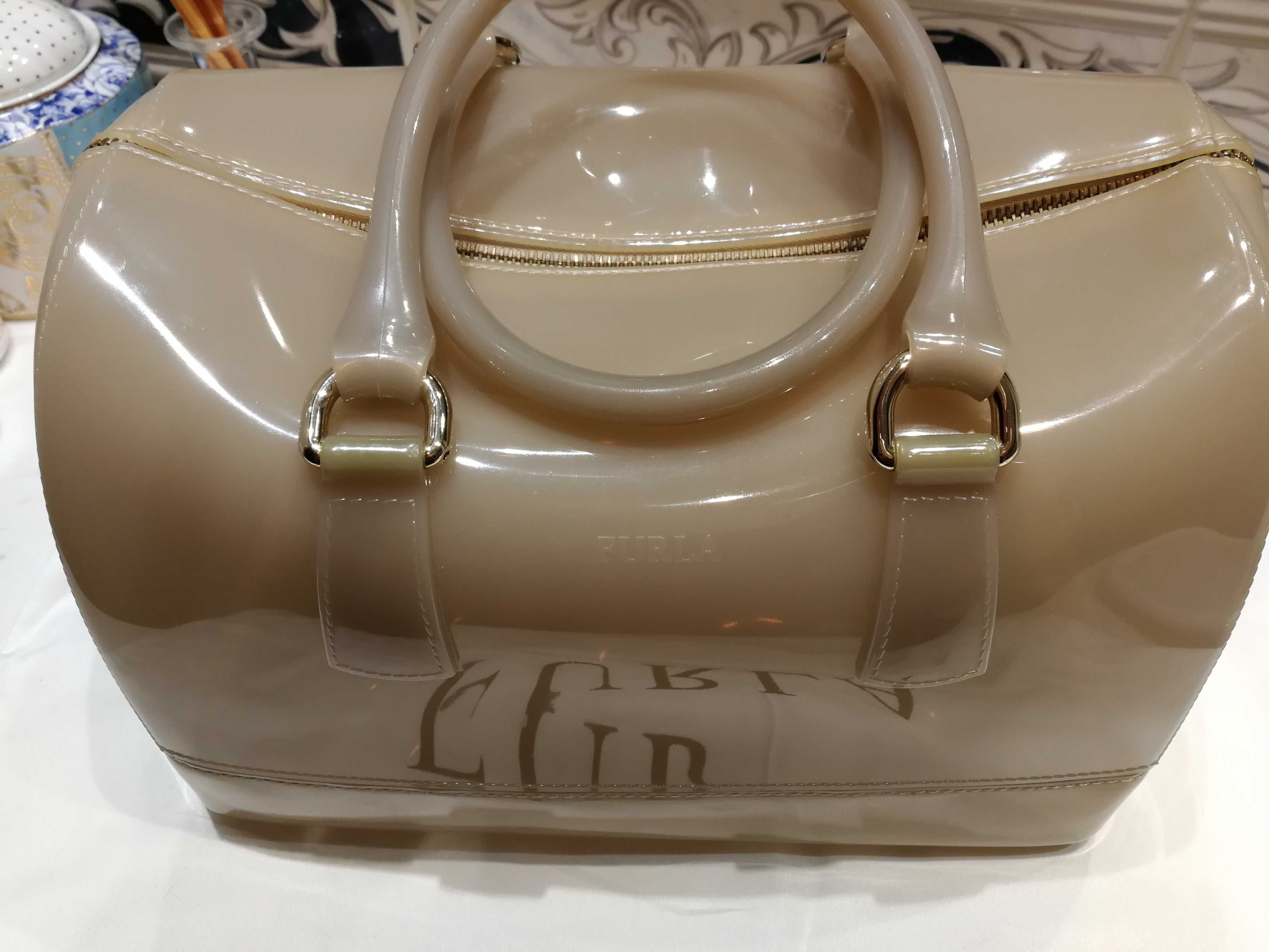 Furla candy bag bege original