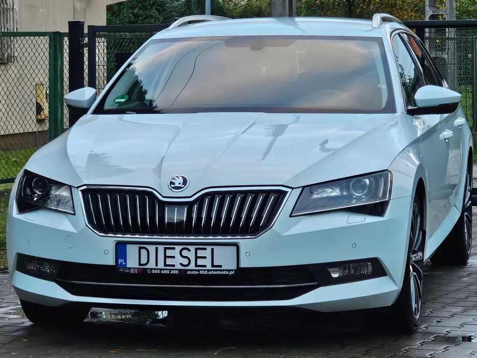 Skoda Superb 190KM/DSG/L&K/el.klapa/bixenon/grz.fotele x4/KEYLESS/brązowe skóry