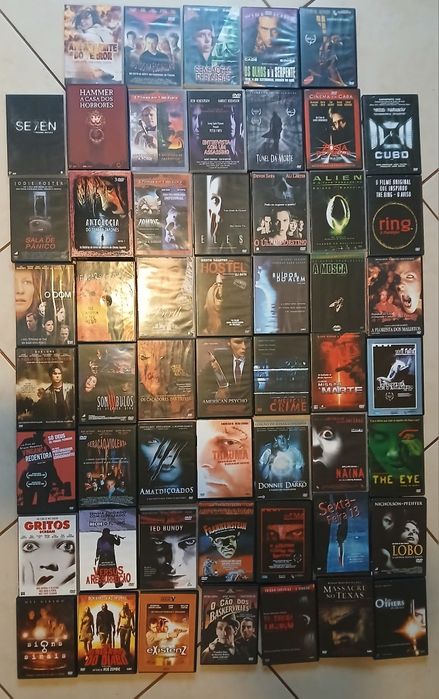 Vários DVD de TERROR a partir de €3
