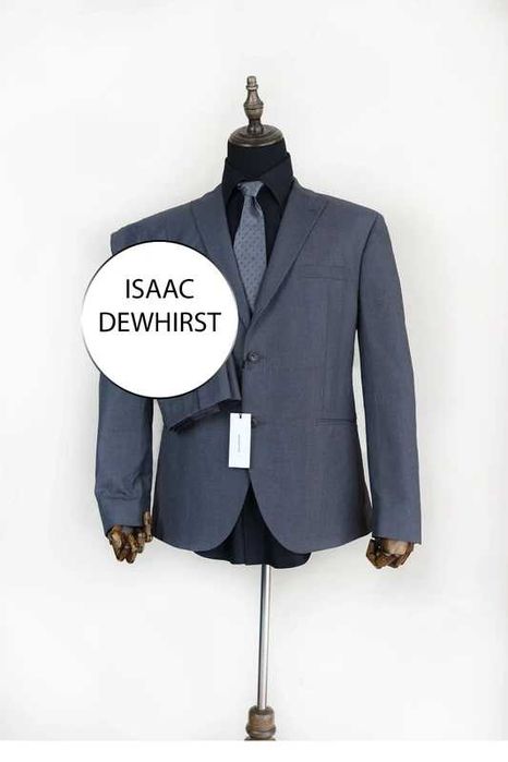 Garnitur męski szary spodnie marynarka 56 XL nowy