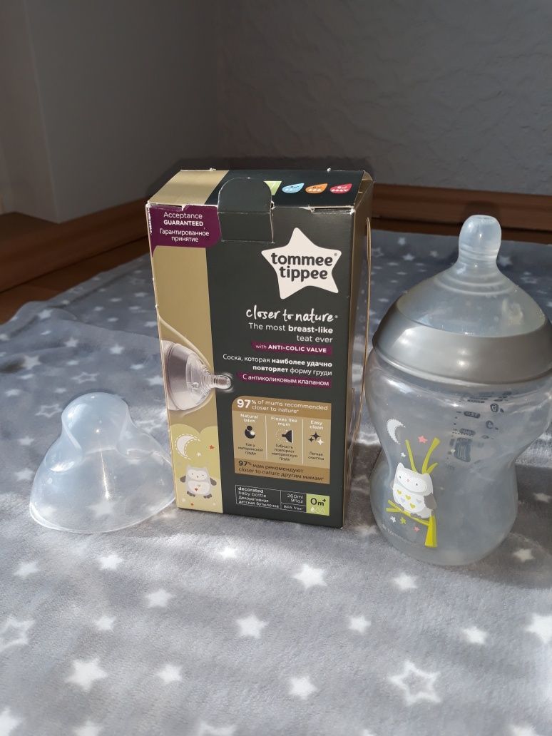 Butelka niemowlęca_Tommee Tippee Closer to nature 260 ml_ 0+M