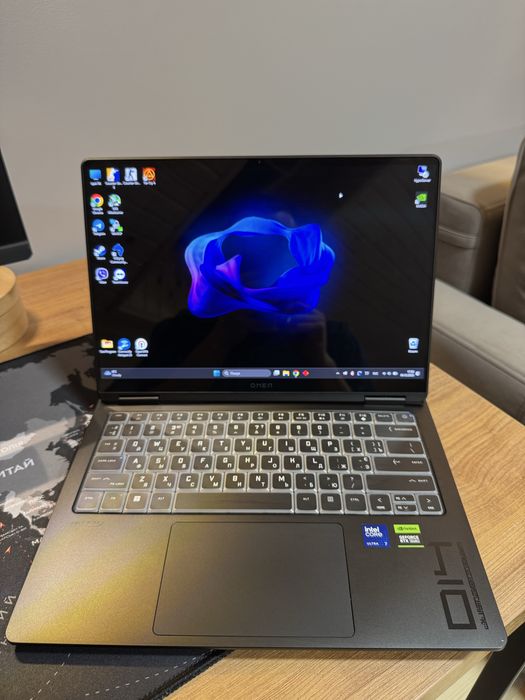 Ноутбук HP Omen Transcend 14 ultra 7/16DDR5/1TB/rtx 4060 Oled 120hz