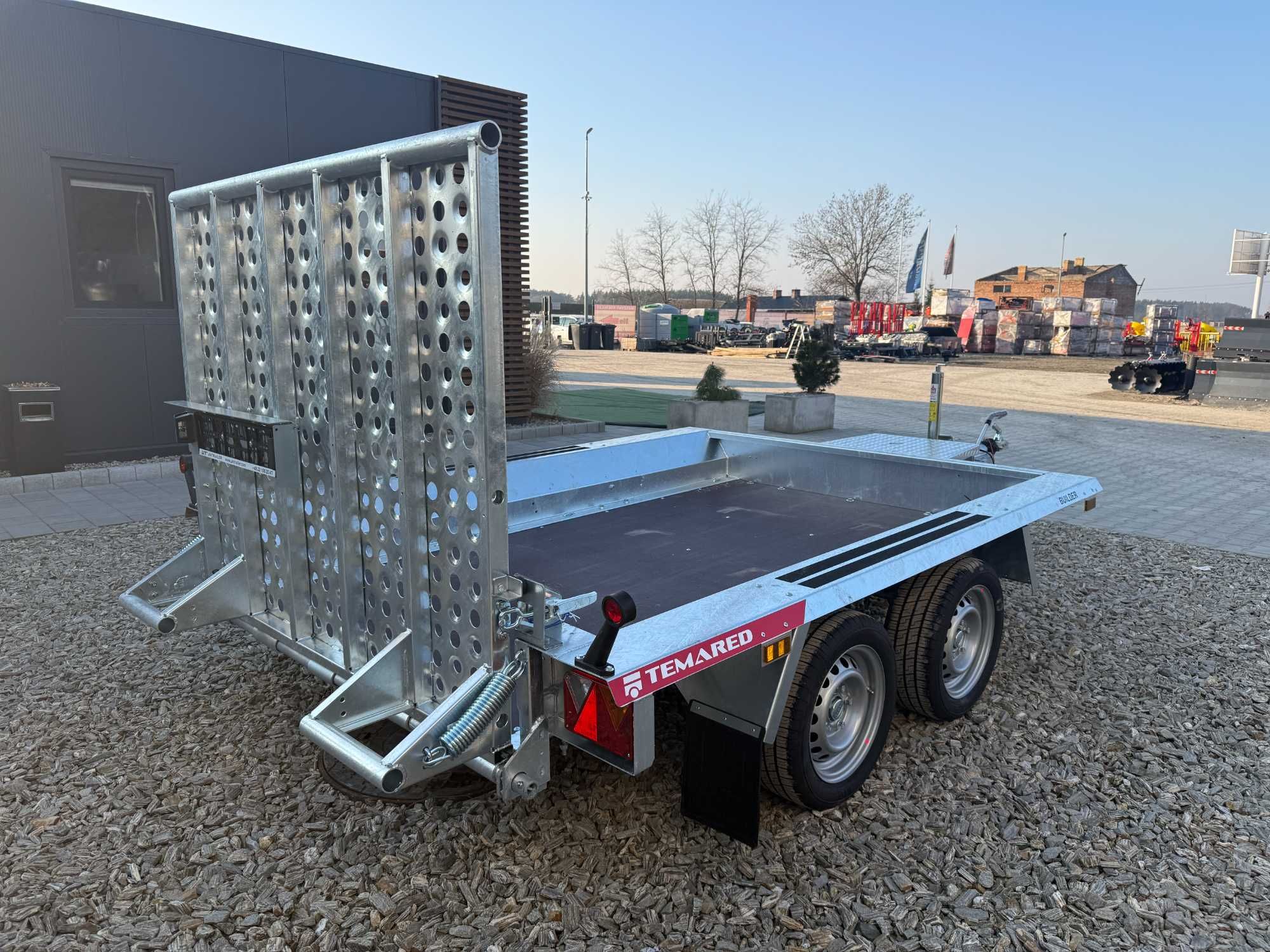 Przyczepa pod minikoparkę Temared BUILDER DMC 3,5T / 3T / 2,7T / 1,8T